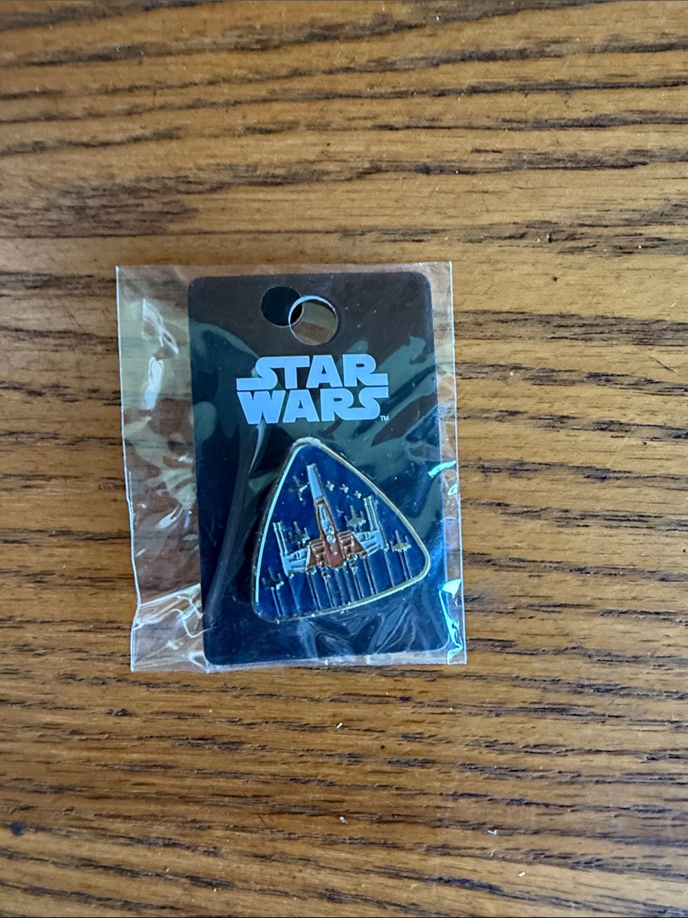 Disney Star Wars Blue and Gold Enamel Pin - Spaceship Design